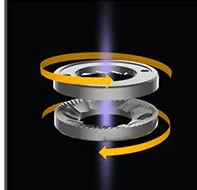 DSK-LX700-RF 저속형 대형 그라인더 날 구조